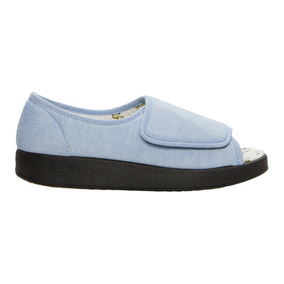 SHOE, SANDAL IN/OUTDOOR WMNS EASY CLSR OPN TOE DENIM SZ7 (Shoes) - Img 5