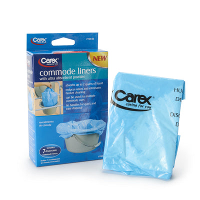 Carex® Commode Liner, 14 x 14 Inch, 1 Box of 7 (Ambulatory Accessories) - Img 1
