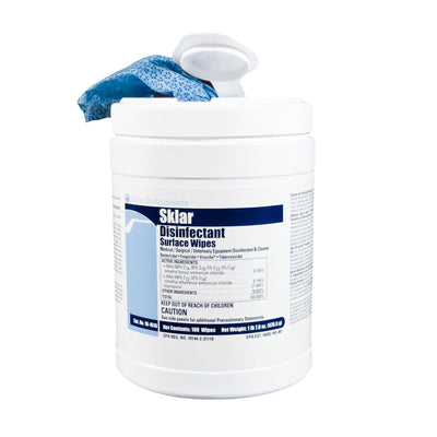 Sklar® Surface Disinfectant Cleaner Wipes, 1 Carton (Cleaners and Disinfectants) - Img 1