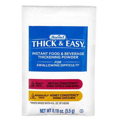 Thick & Easy® Nectar Consistency, Food and Beverage Thickener, 5.5 gram Packet, 1 Each (Nutritionals) - Img 1