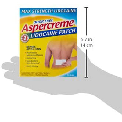 Aspercreme® Lidocaine Topical Pain Relief, 1 Box of 5 (Over the Counter) - Img 5