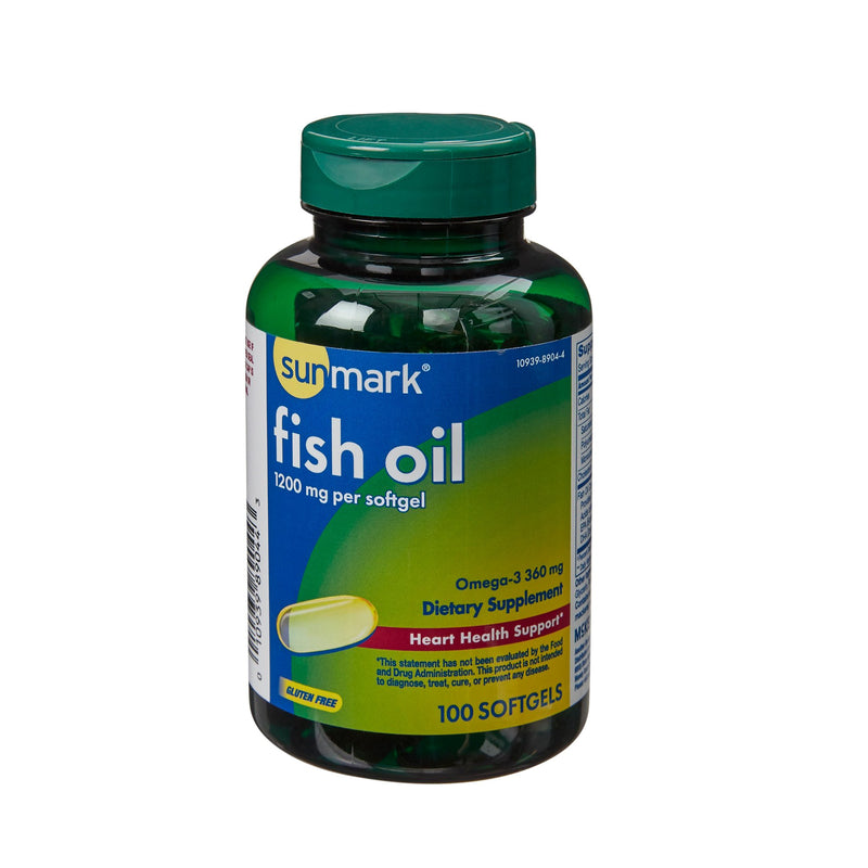 sunmark® 1200 mg Strength Fish Oil Omega-3 Supplement, 1 Bottle (Over the Counter) - Img 5