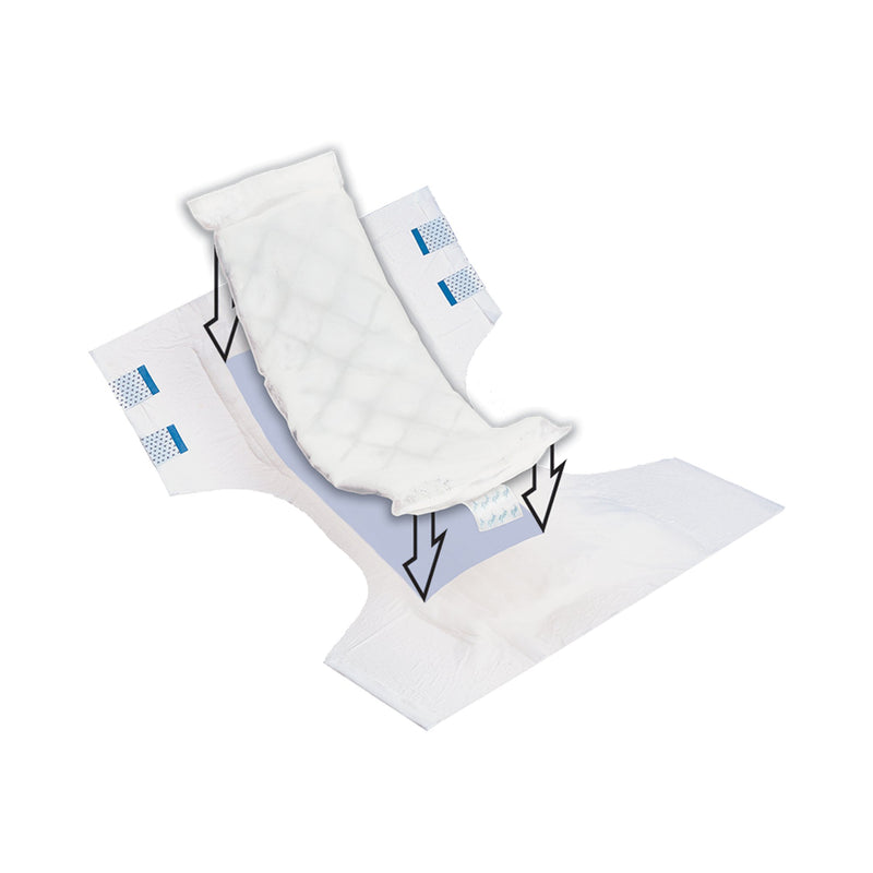 Comfort Care™ Incontinence Booster Pad, 12-Inch Length, 1 Bag of 25 () - Img 3