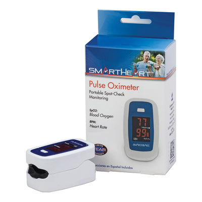 SmartHeart Fingertip Pulse Oximeter for Blood Oxygen Saturation, Economy, 1 Each (Oximetry) - Img 1