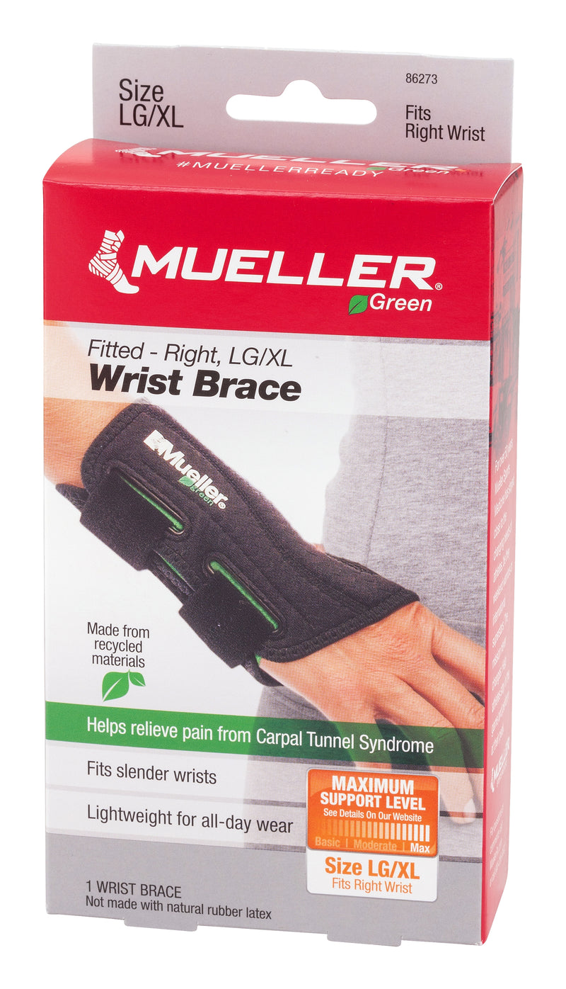 Mueller® Green Wrist Brace, Large / X-Large, 1 Each (Immobilizers, Splints and Supports) - Img 2