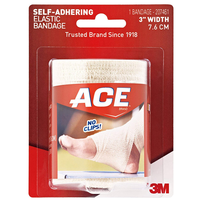 3M™ Ace™ Self-adherent Closure Elastic Bandage, 3-Inch Width, 1 Box of 3 (General Wound Care) - Img 1