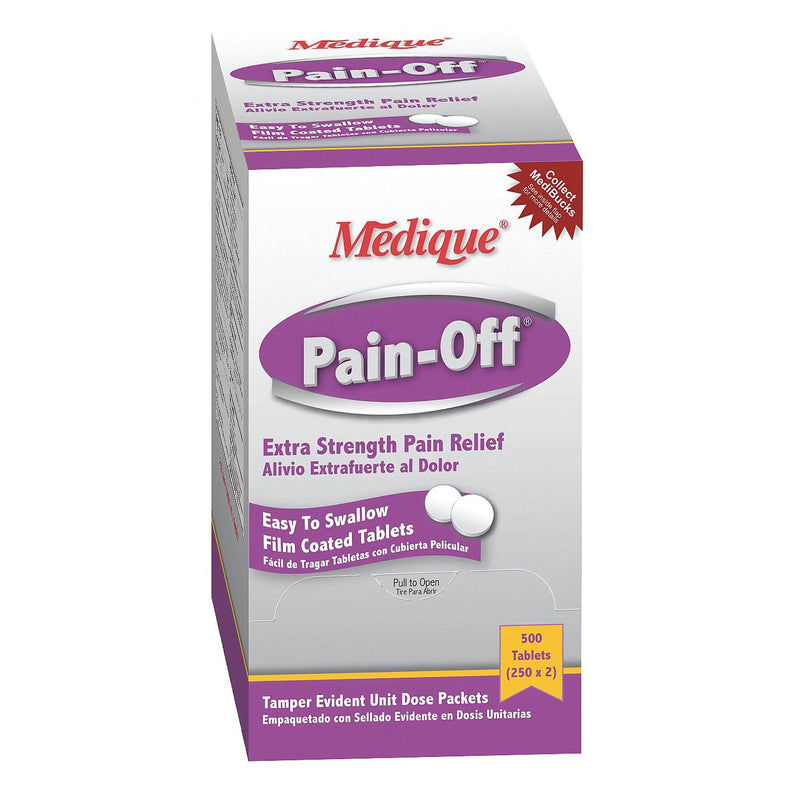 Pain-Off® Acetaminophen / Aspirin / Caffeine Pain Relief, 1 Box of 500 (Over the Counter) - Img 2