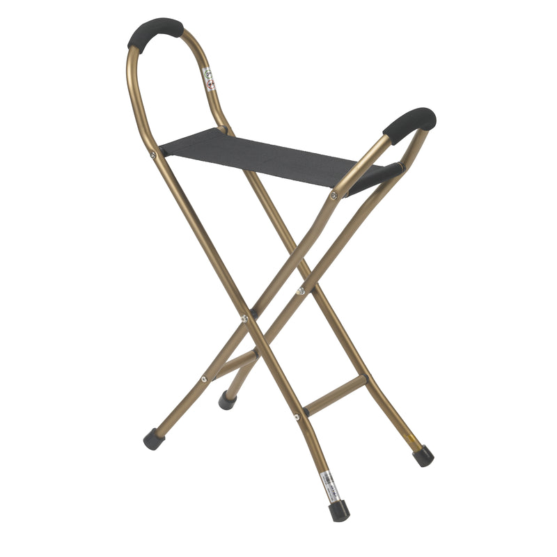 drive™ Bronze Quad Cane with Sling Seat, 1 Each (Mobility) - Img 1