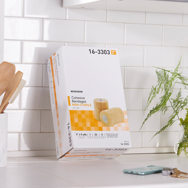 McKesson Self-adherent Closure Cohesive Bandage, 2 Inch x 5 Yard, 1 Pack