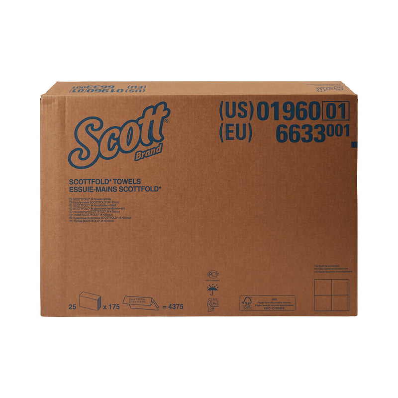 Scott® Scottfold® Paper Towel, 175 per Pack, 1 Case of 25 (Paper Towels) - Img 4