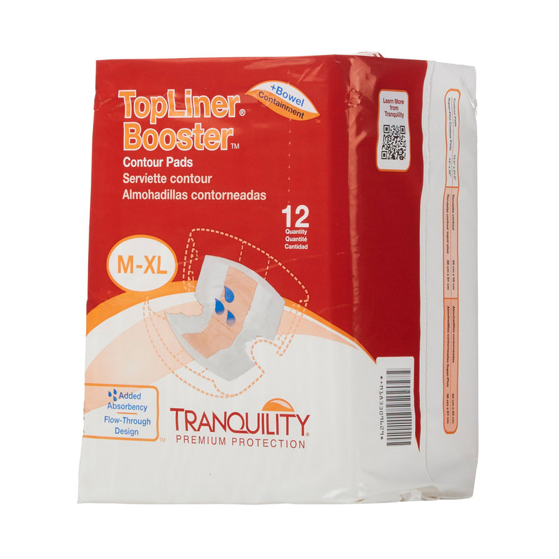 Tranquility® Top Liner® Added Absorbency Incontinence Booster Pad, 13½ x 21½ Inch, 1 Case of 10 () - Img 1