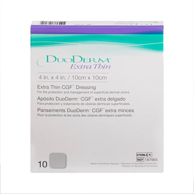 DuoDerm® Extra Thin Hydrocolloid Dressing, 4 x 4 Inch, 1 Each (Advanced Wound Care) - Img 3