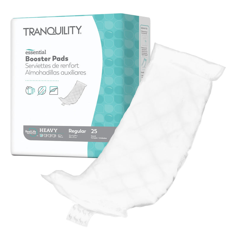 Select® Added Absorbency Incontinence Booster Pad, 4¼ x 12 Inch, 1 Pack () - Img 1