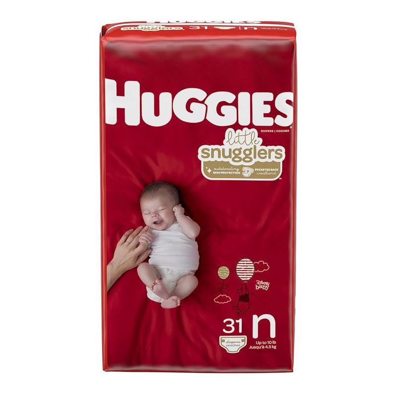 Huggies® Little Snugglers Diaper, Newborn, 1 Case of 124 () - Img 1