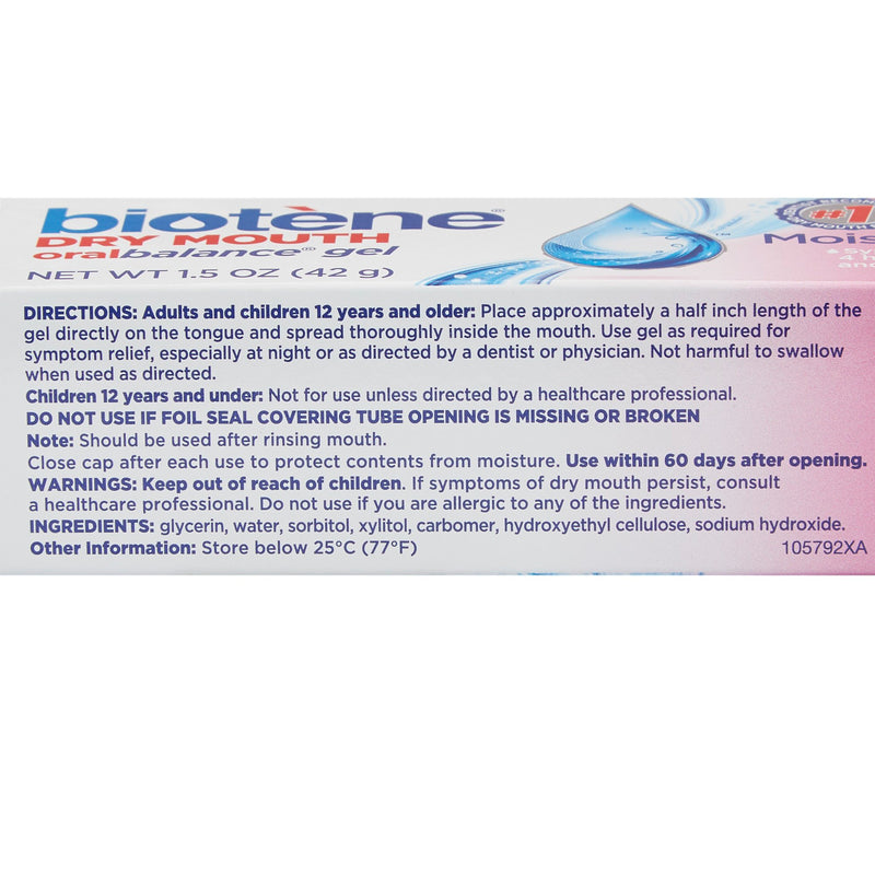 Biotene® Dry Mouth Oral Balance® Gel, 1.5 oz, 1 Each (Mouth Care) - Img 4