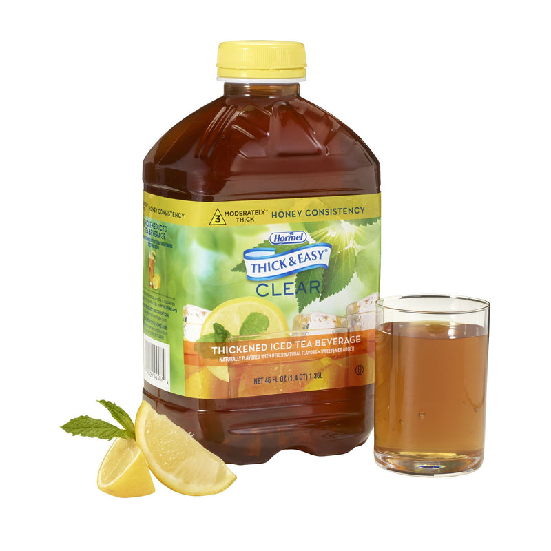 Thick & Easy® Clear Honey Consistency Iced Tea Thickened Beverage, 46 oz. Bottle, 1 Each (Nutritionals) - Img 8