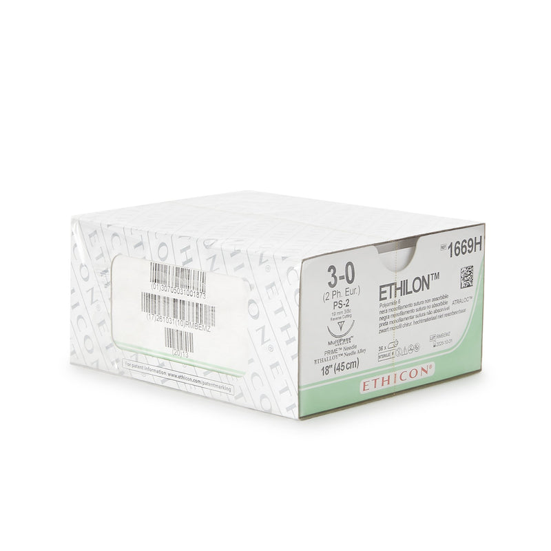 Ethilon™ Suture with Needle, 1 Box of 36 (Sutures with Needles) - Img 2