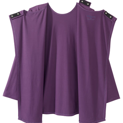TOP, EMBELLISHED WMNS OPEN BACK EGGPLANT SM (Shirts and Scrubs) - Img 4