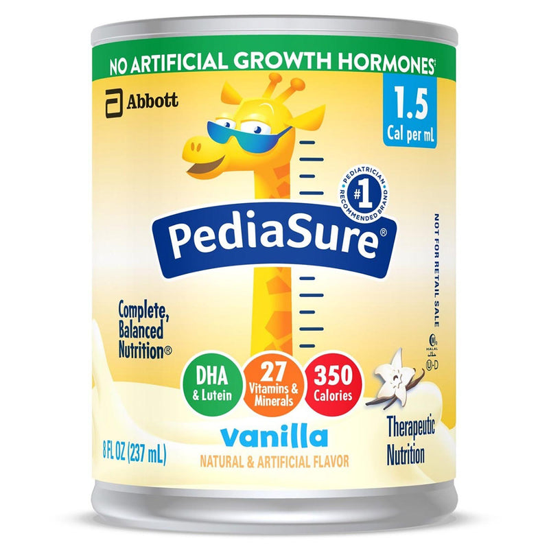 PediaSure® 1.5 Cal Vanilla Pediatric Oral Supplement / Tube Feeding Formula, 8 oz. Can, 1 Each () - Img 1
