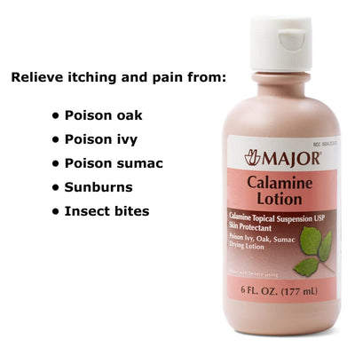 Major® Calamine / Zinc Oxide Itch Relief, 177 mL Bottle, 1 Each (Over the Counter) - Img 3