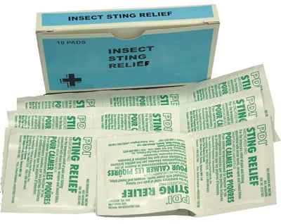Insect Sting Wipes  Bx/10 (Insect Sting Swabs,Wipes, Kits) - Img 1