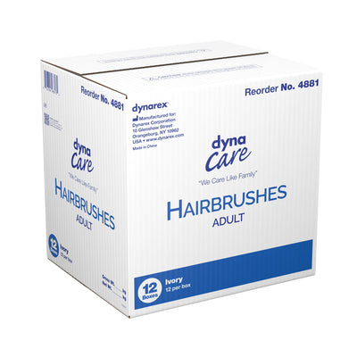 dynarex® Nylon Bristle Hairbrush, 1 Case of 288 (Hair Care) - Img 2