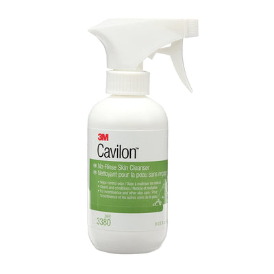 3M Cavilon Rinse-Free Body Wash, 8 Oz Pump Bottle, Floral Scent, 1 Case of 12 (Skin Care) - Img 1