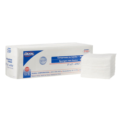 Clinisorb Nonwoven Sponge, 3 x 3 Inch, 1 Bag of 200 (General Wound Care) - Img 1