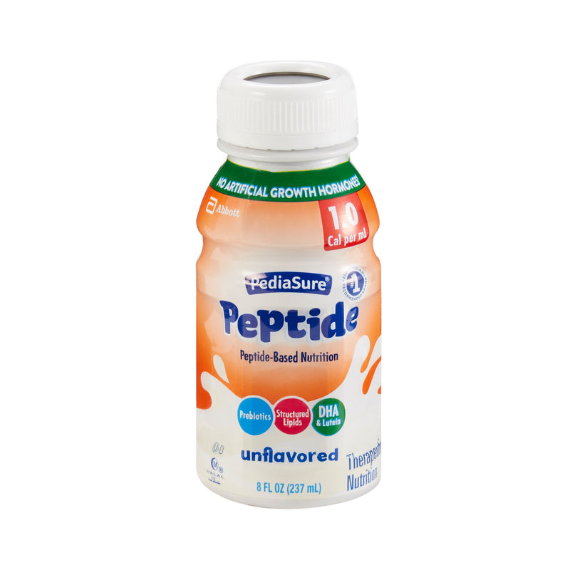 PediaSure® Peptide 1.0 Cal Vanilla Pediatric Oral Supplement, 8-ounce Bottle, 1 Case of 24 () - Img 1