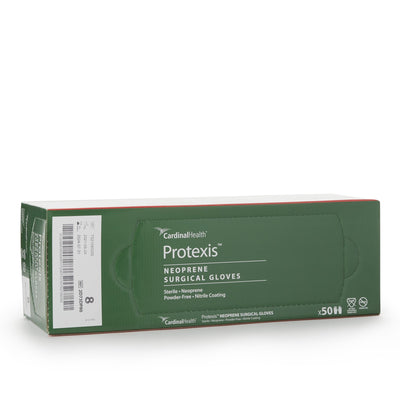 Protexis™ Polychloroprene Surgical Glove, Size 8, Ivory, 1 Box of 50 () - Img 2