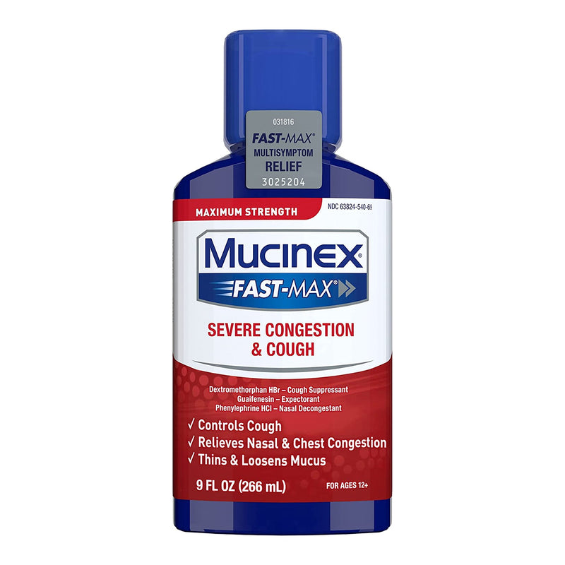 Mucinex® Fast-Max™ Severe Congestion & Cough Liquid Maximum Strength, 1 Each (Over the Counter) - Img 1