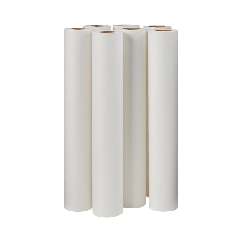 McKesson Smooth Table Paper, 18 Inch x 225 Foot, White, 1 Case of 12 (Table Paper) - Img 2