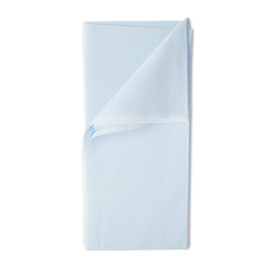 Graham Medical Blue / White Flat Stretcher Sheet, 40 x 90 Inch, 1 Case of 50 (Sheets) - Img 3