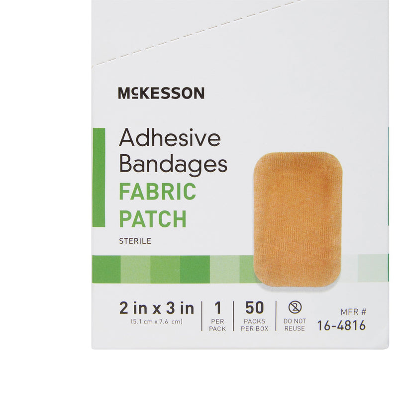 McKesson Tan Adhesive Strip, 2 x 3 Inch, 1 Box of 50 (General Wound Care) - Img 8