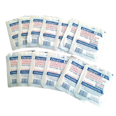 Ducare Sterile Gauze Sponge, 4 x 4 Inch, 1 Box of 25 (General Wound Care) - Img 5