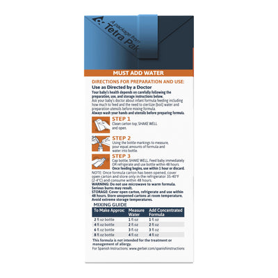 Gerber® Good Start® GentlePro Infant Formula, 8.1 oz. Carton, 1 Each () - Img 3
