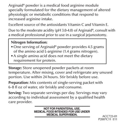 Arginaid® Cherry Arginine Supplement, 0.32-ounce Packet, 1 Box of 14 (Nutritionals) - Img 3
