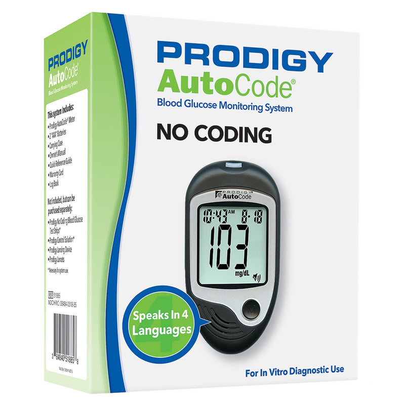 Prodigy AutoCode® Blood Glucose Monitory System, 1 Each (Diabetes Monitoring) - Img 1