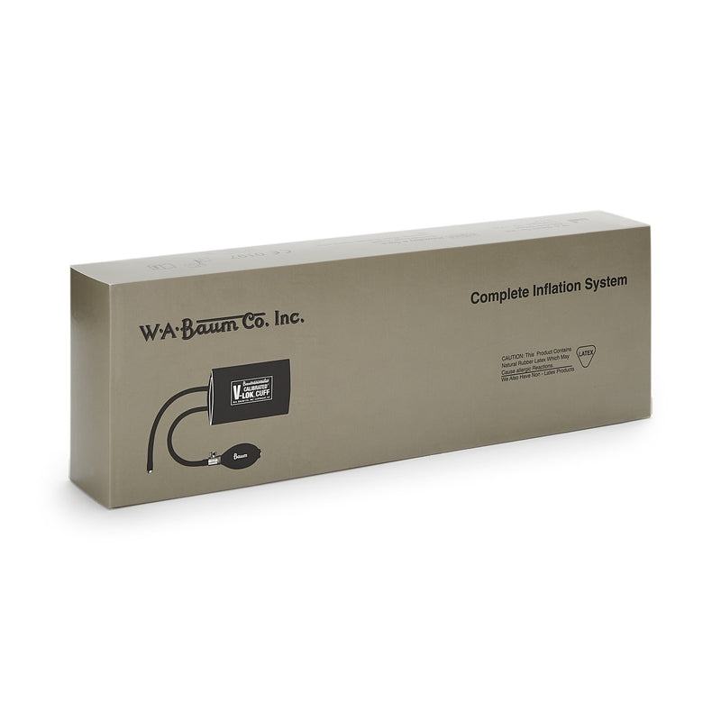 W.A. Baum Calibrated V-Lok Blood Pressure Cuff and Bulb, 1 Each (Blood Pressure) - Img 2