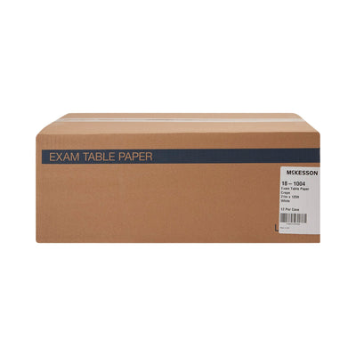 McKesson Crepe Table Paper, 21 Inch x 125 Foot, White, 1 Case of 12 (Table Paper) - Img 2
