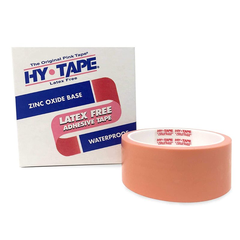 Hy-Tape® Zinc Oxide Adhesive Medical Tape, 1 Inch x 5 Yard, Pink, 1 Case of 36 (General Wound Care) - Img 1