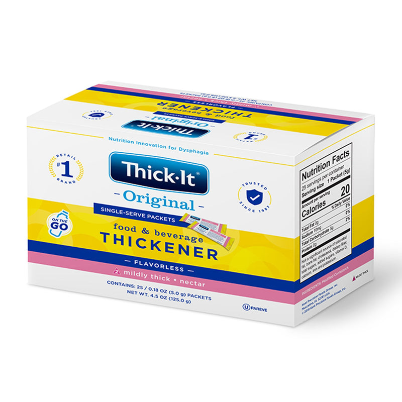 Thick-It® Food and Beverage Thickener, 5 Gram Packet, 1 Box of 25 (Nutritionals) - Img 2