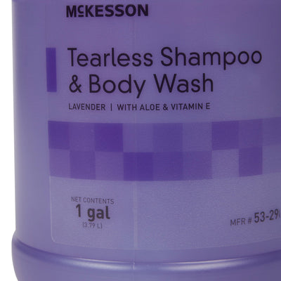 McKesson Tearless Shampoo and Body Wash, Lavender Scent, 1 gal Jug, 1 Case of 4 (Hair Care) - Img 7