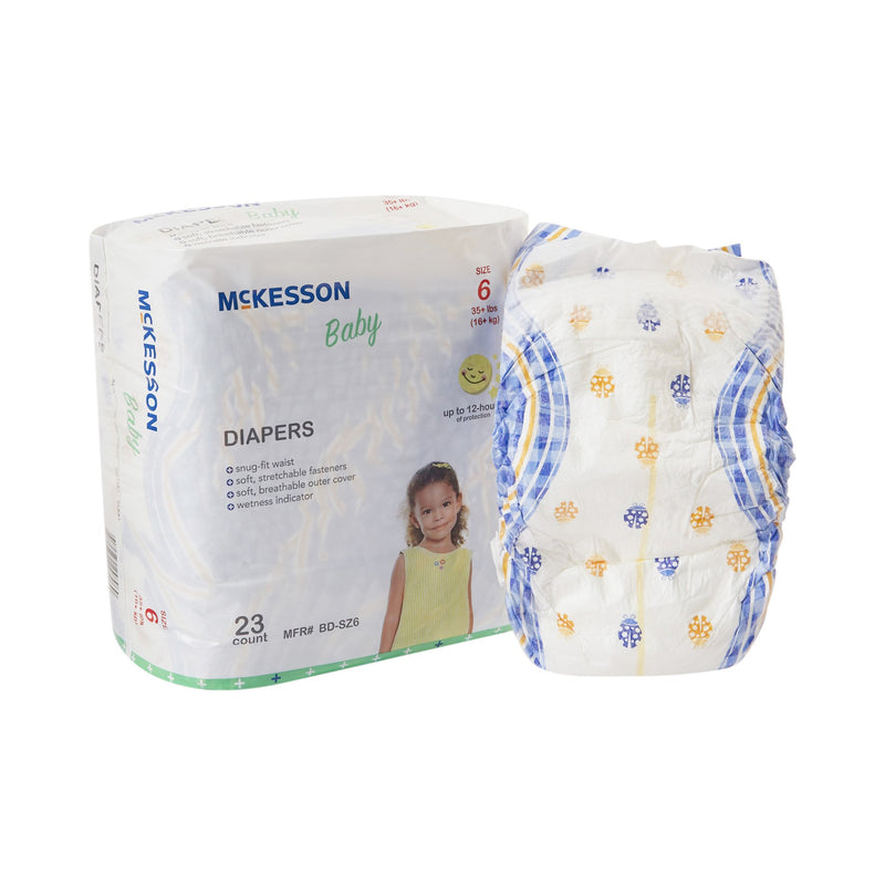 McKesson Baby Diaper, Size 6, 1 Bag () - Img 1