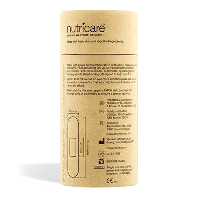 Patch™ Adhesive Strip with Aloe Vera, 3/4 x 3 Inch, 1 Box of 3 (General Wound Care) - Img 2