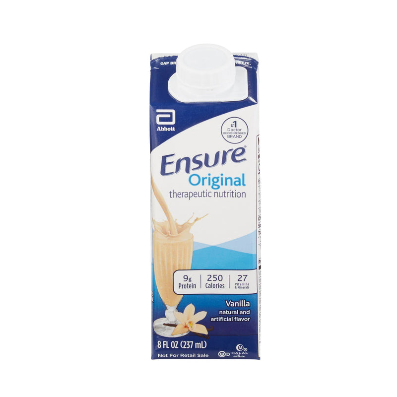 Ensure® Vanilla Oral Supplement, 8 oz. Carton, 1 Each (Nutritionals) - Img 1