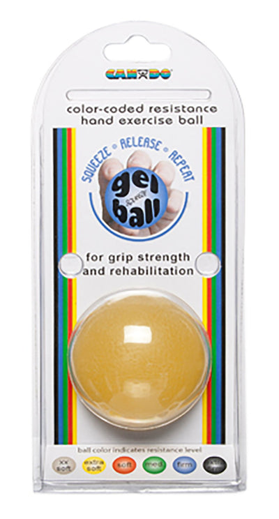 CanDo® Standard Gel Squeeze Ball, Yellow, X-Light, 1 Each (Exercise Equipment) - Img 2