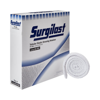 Surgilast® Elastic Net Retainer Dressing, Size 4, 25 Yard, 1 Roll (General Wound Care) - Img 1