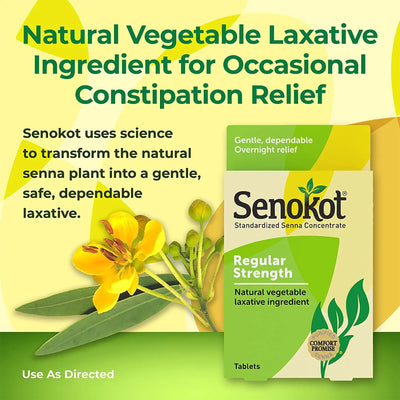 Senokot® Sennosides Laxative, 1 Bottle (Over the Counter) - Img 4
