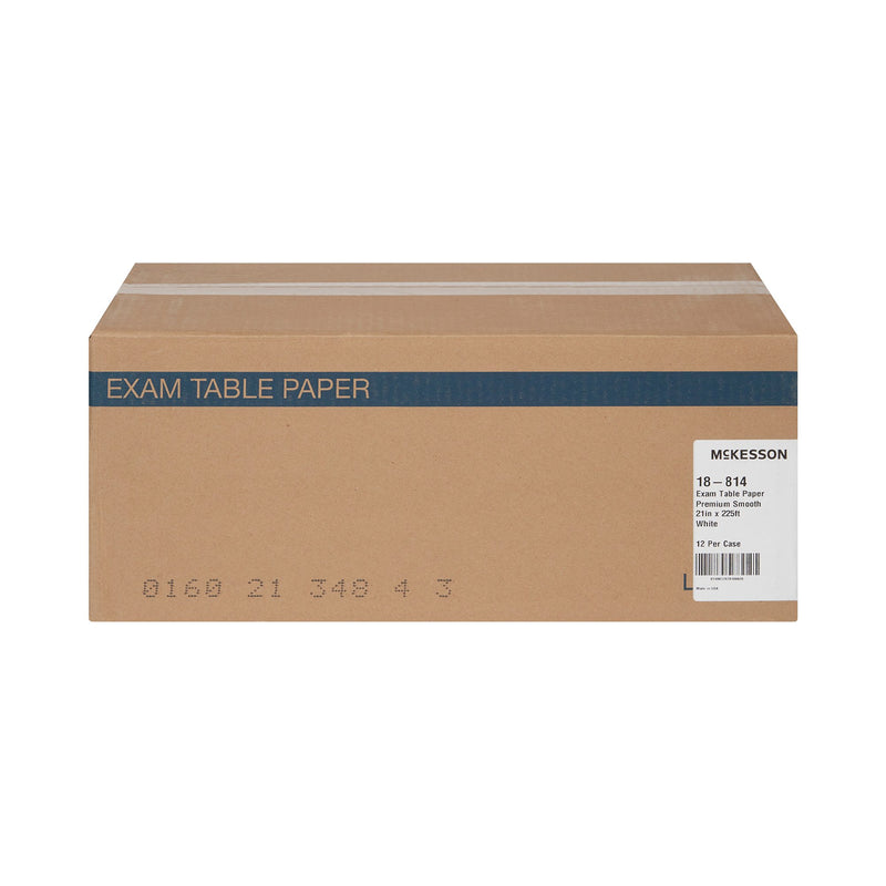 McKesson Smooth Table Paper, 21 Inch x 225 Foot, White, 1 Case of 12 (Table Paper) - Img 7